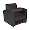 Regency Nova Seating > Soft Seating > Armchairs, Black Seat, Black Back, 31 W 29 L 33 H, Fixed Arms 7701JVBK2PK - alternate 1